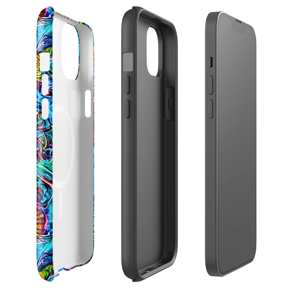 Synthetic Ocean on MagSafe Tough Case for iPhone® — Front
