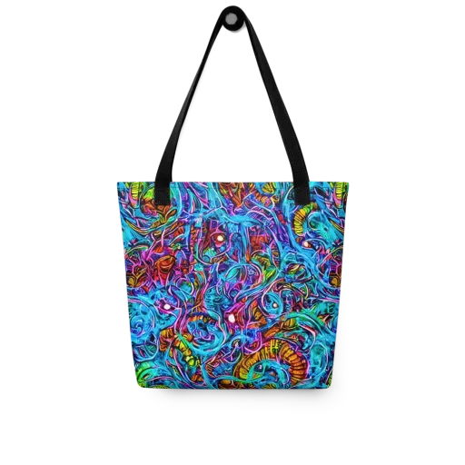 Synthetic Ocean on a Tote Bag