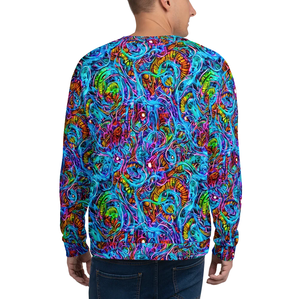 Synthetic Ocean on Sweatshirt — Back