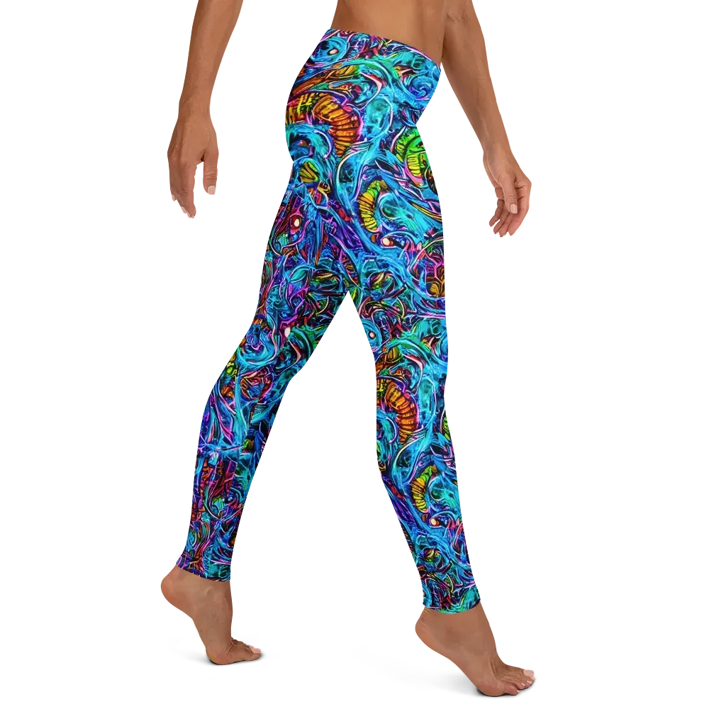 Synthetic Ocean on Leggings — Right