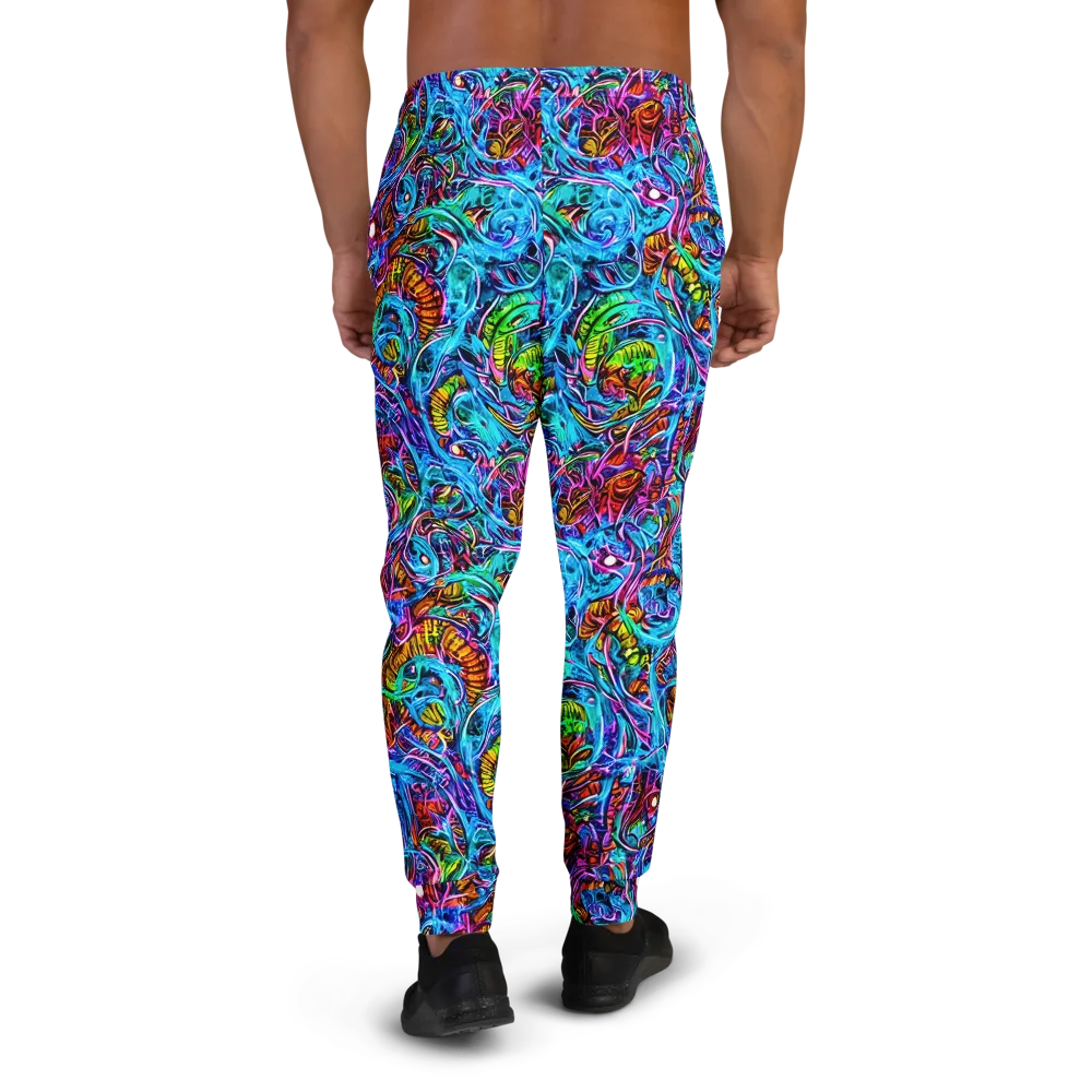 Synthetic Ocean on Men's Joggers — Back