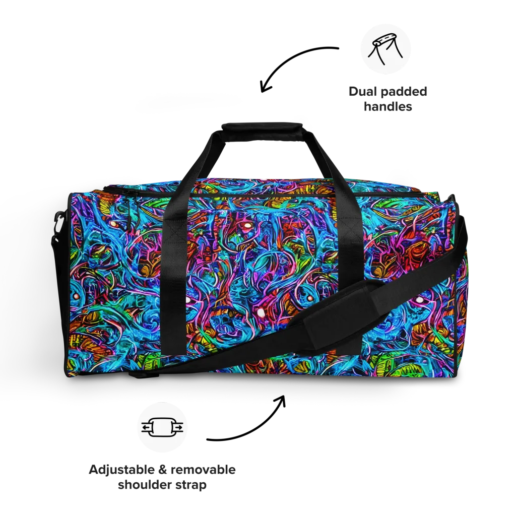 Synthetic Ocean on Duffle Bag — Front