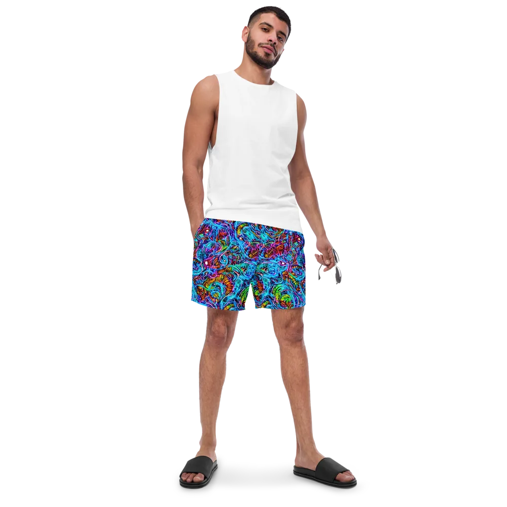 Synthetic Ocean on Swim Trunks — Front