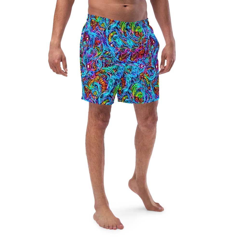 Synthetic Ocean on Swim Trunks — Front