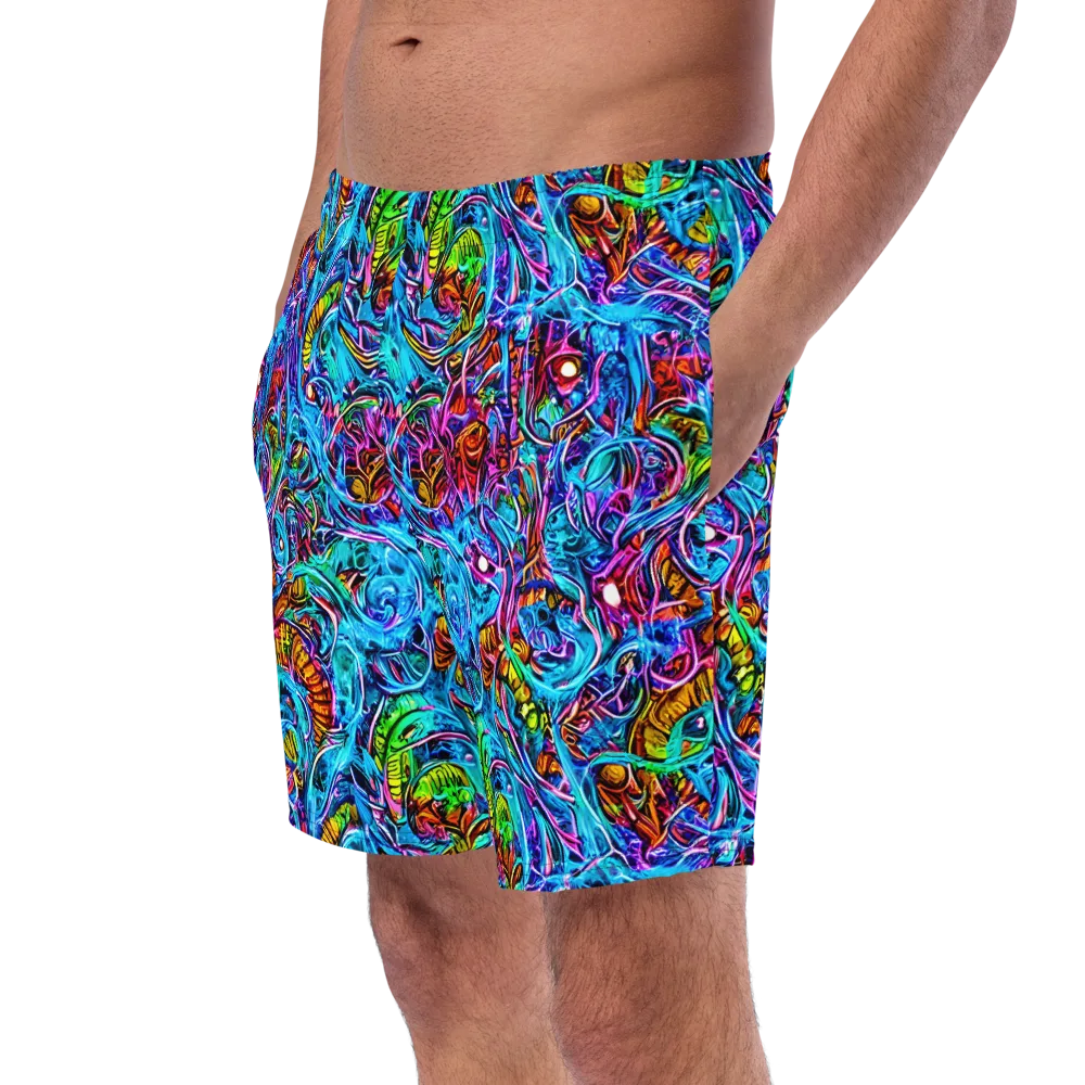 Synthetic Ocean on Swim Trunks — Left Front