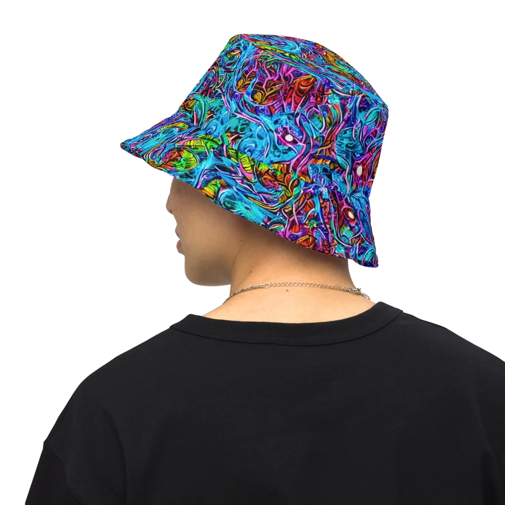 Synthetic Ocean on Reversible Bucket Hat — Back Inside