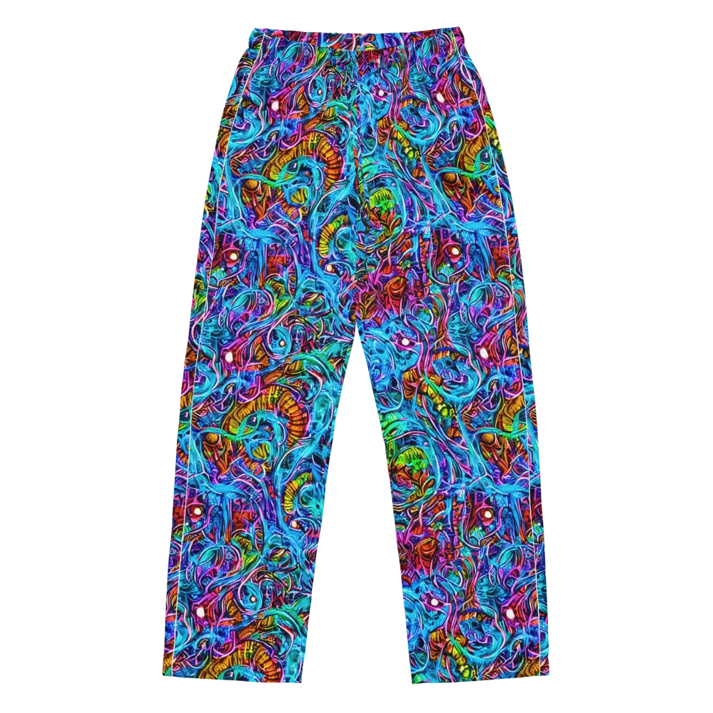 Synthetic Ocean on Women's Pajama Pants — Front