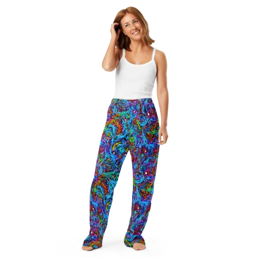 Synthetic Ocean on a Women's Pajama Pants
