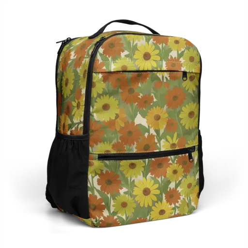 Saffron Bloom on a Utility Backpack