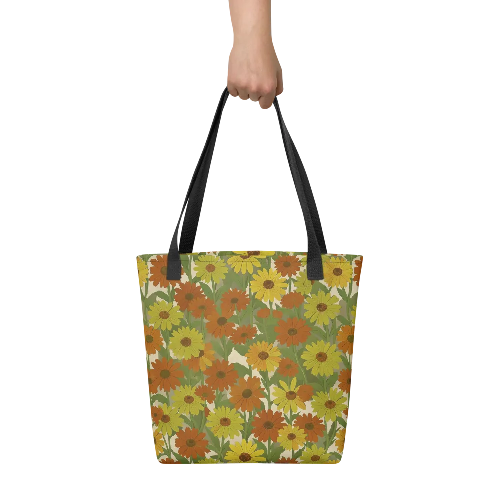 Saffron Bloom on Tote Bag — Front