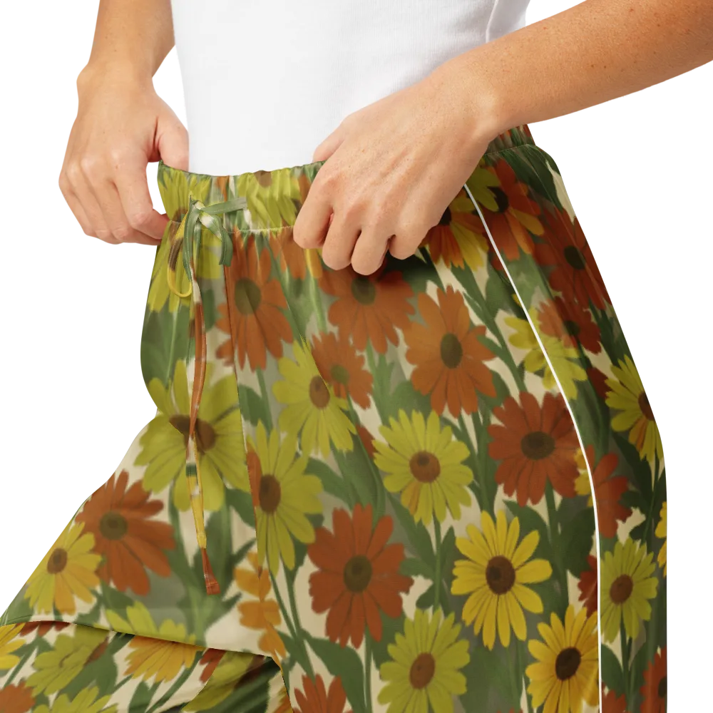 Saffron Bloom on Women's Pajama Pants — Product details