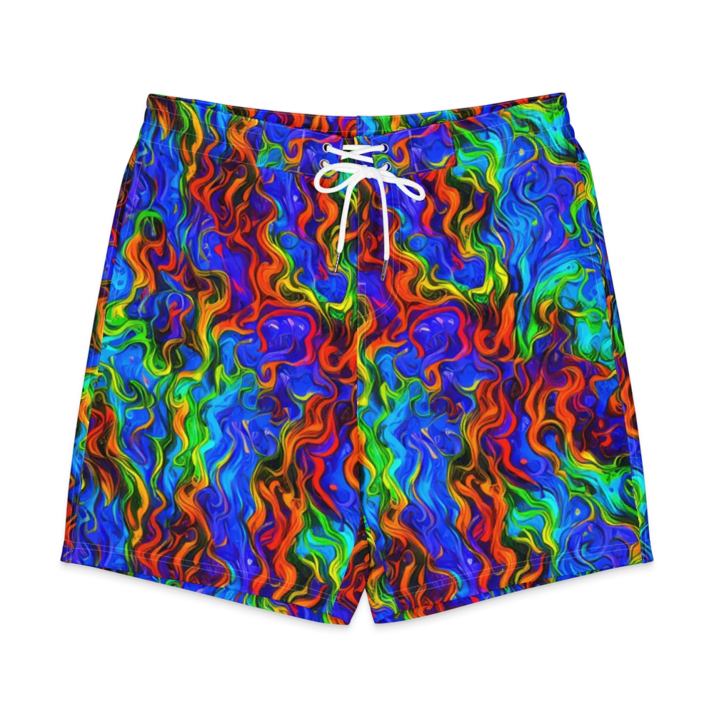 The Color Riot on Men's Board Shorts — Front