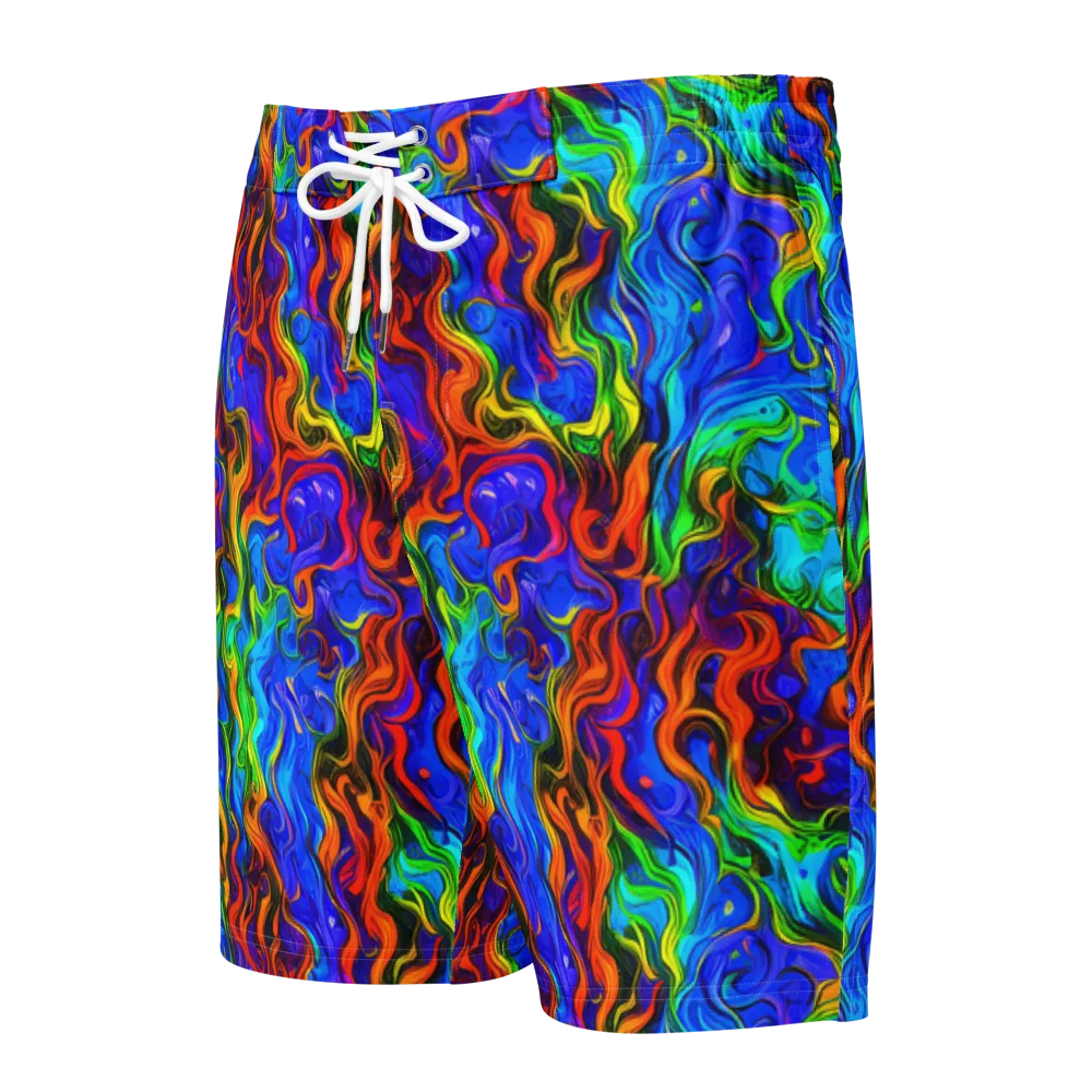The Color Riot on Men's Board Shorts — Front