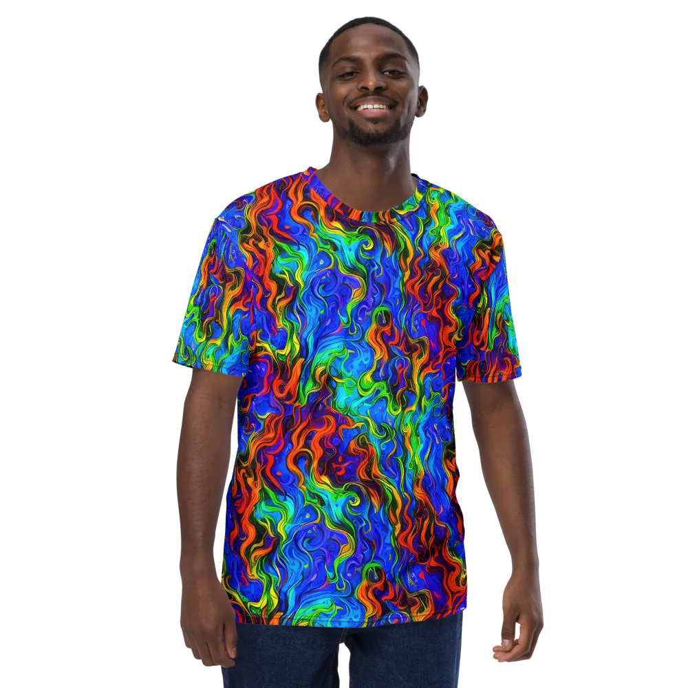 The Color Riot on Men's Crew Neck T-Shirt — Front