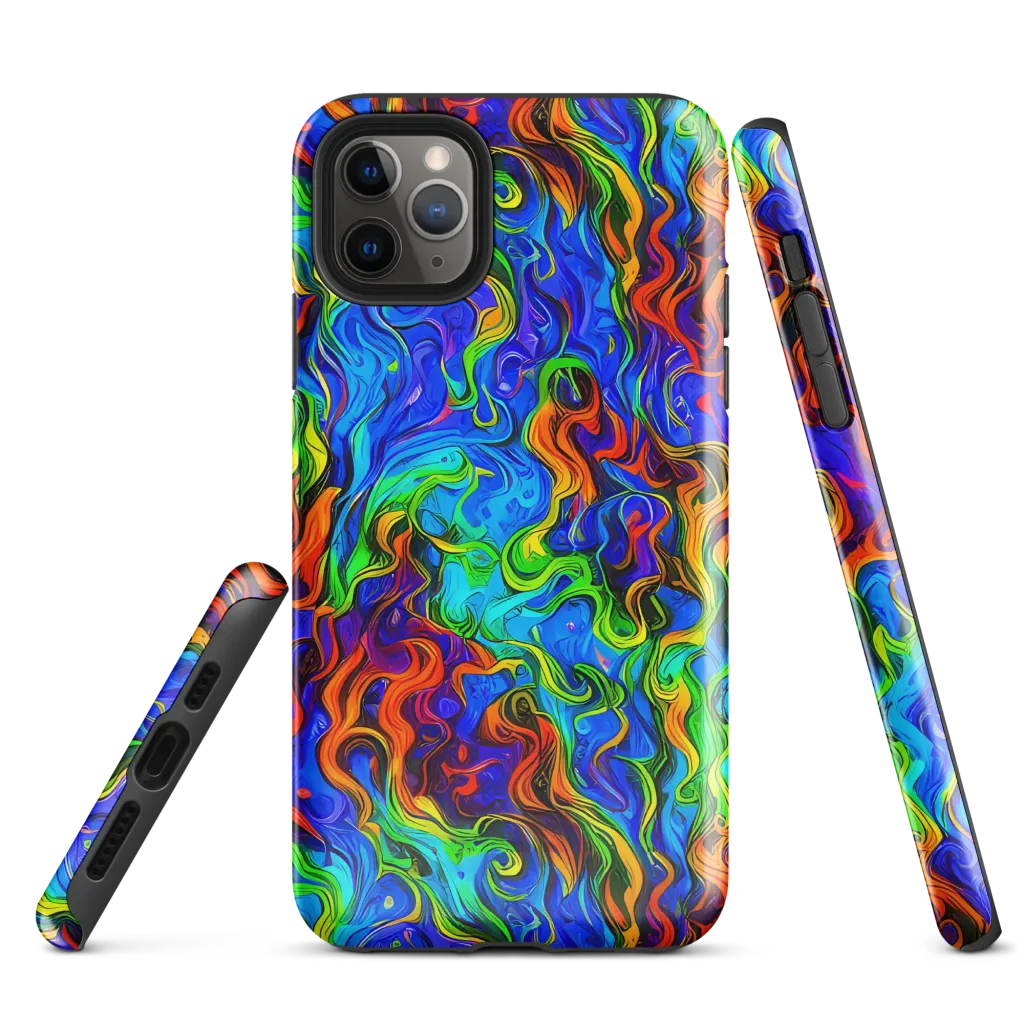 The Color Riot on Tough Case for iPhone® — Front