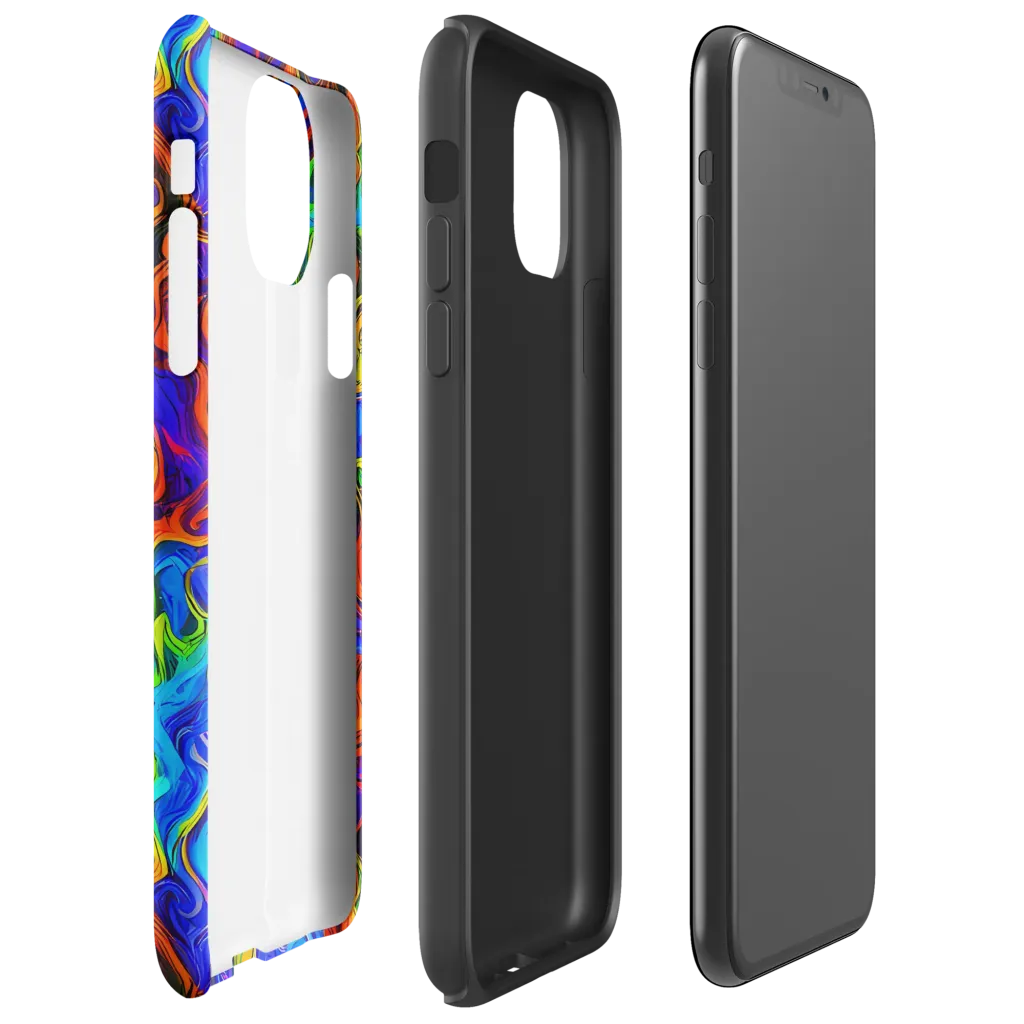 The Color Riot on Tough Case for iPhone® — Right