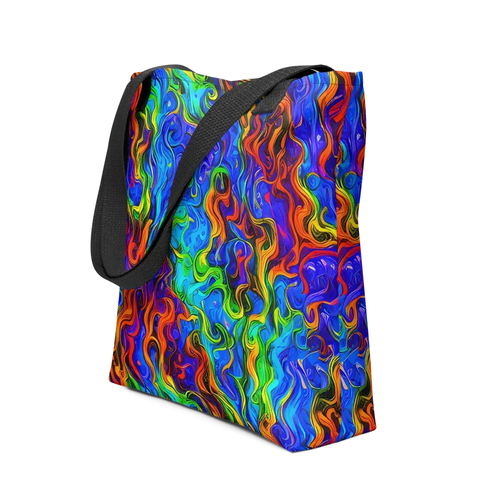 The Color Riot on Tote Bag — Front