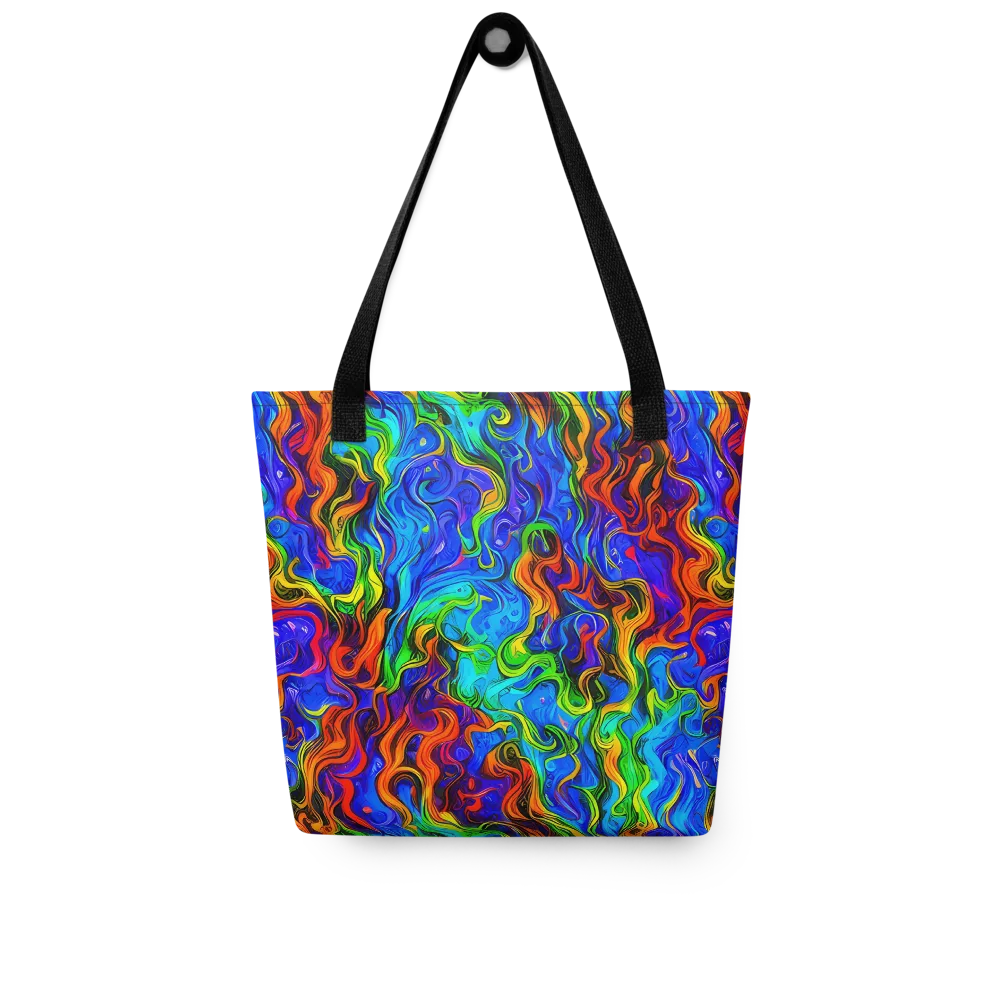 The Color Riot on Tote Bag — Front