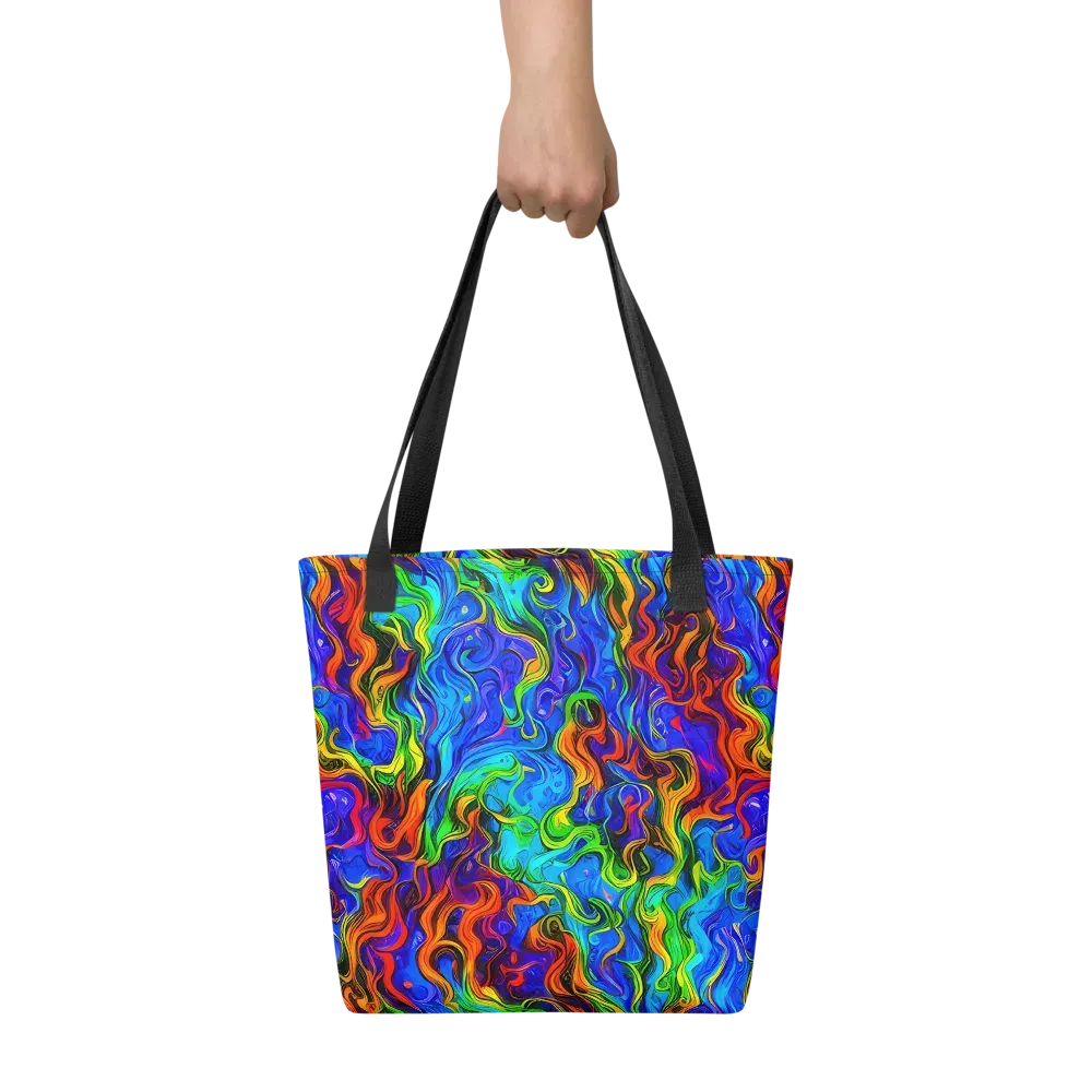 The Color Riot on Tote Bag — Front