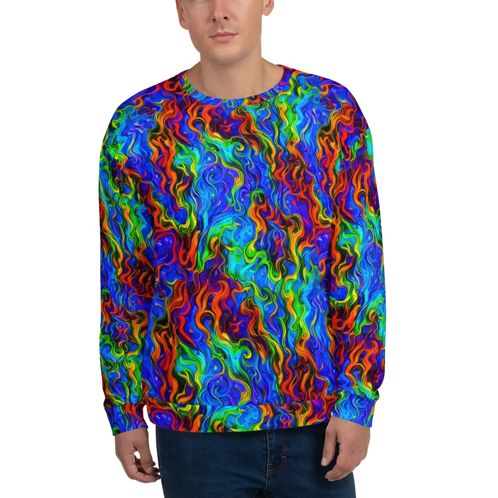 The Color Riot on Sweatshirt — Front