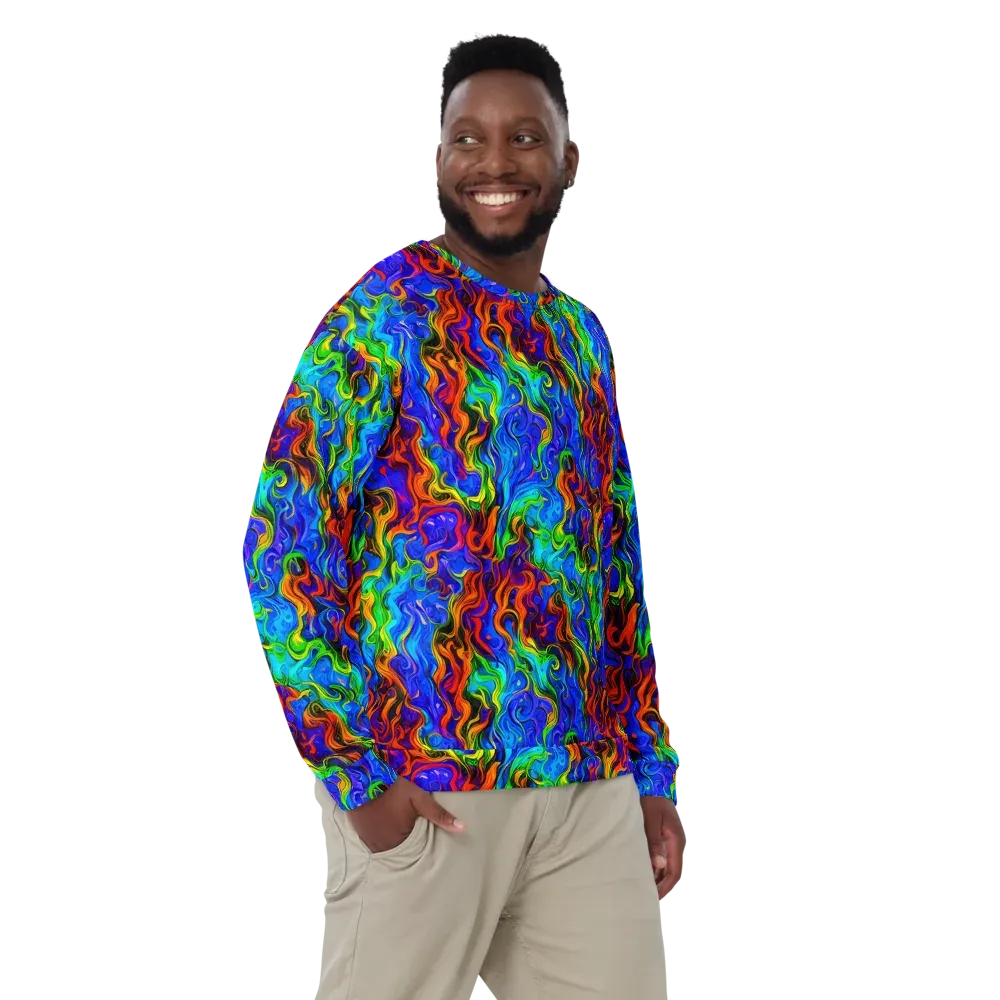 The Color Riot on Sweatshirt — Front