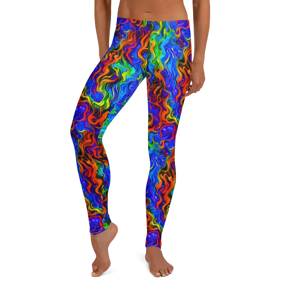 The Color Riot on Leggings — Front