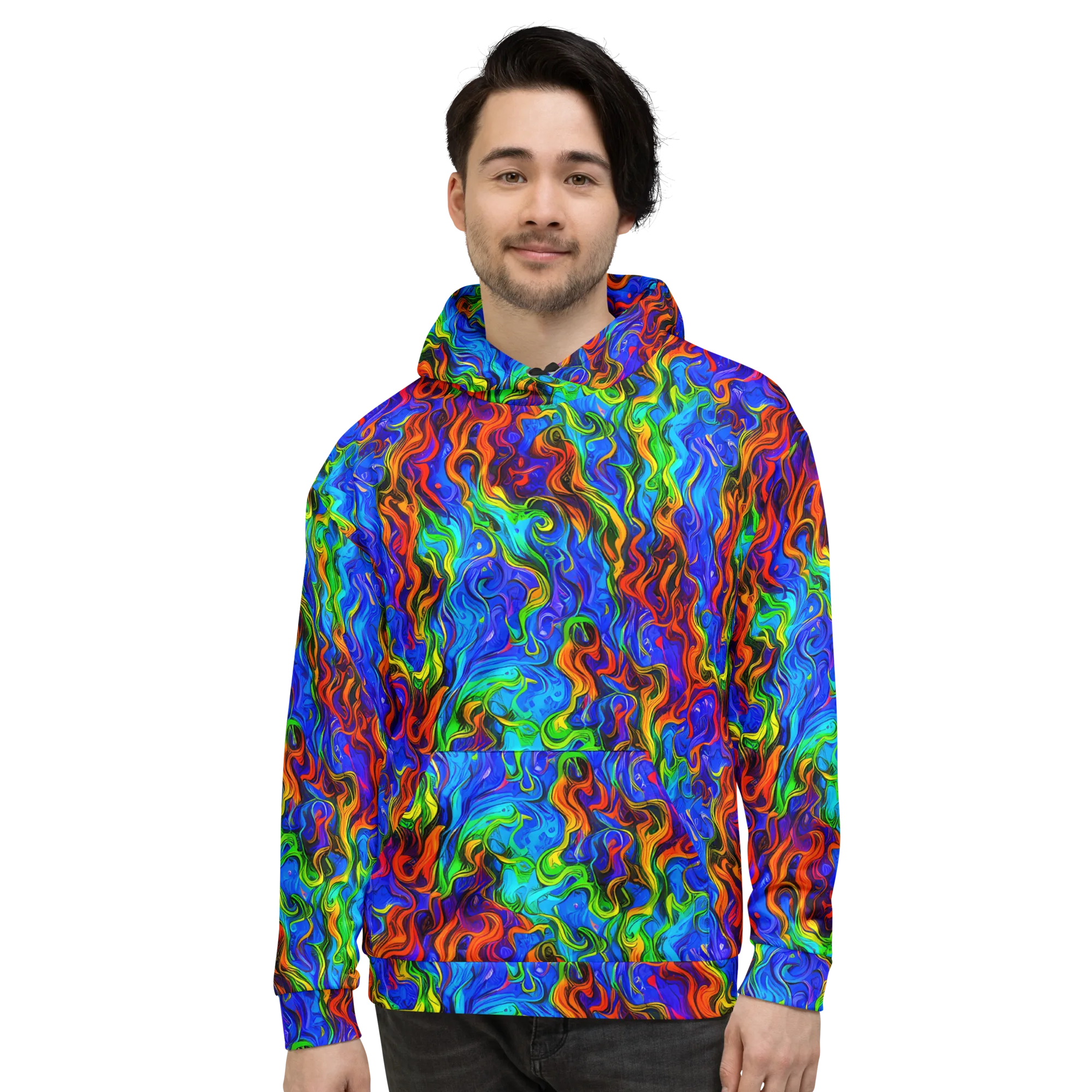 The Color Riot on Hoodie — Front