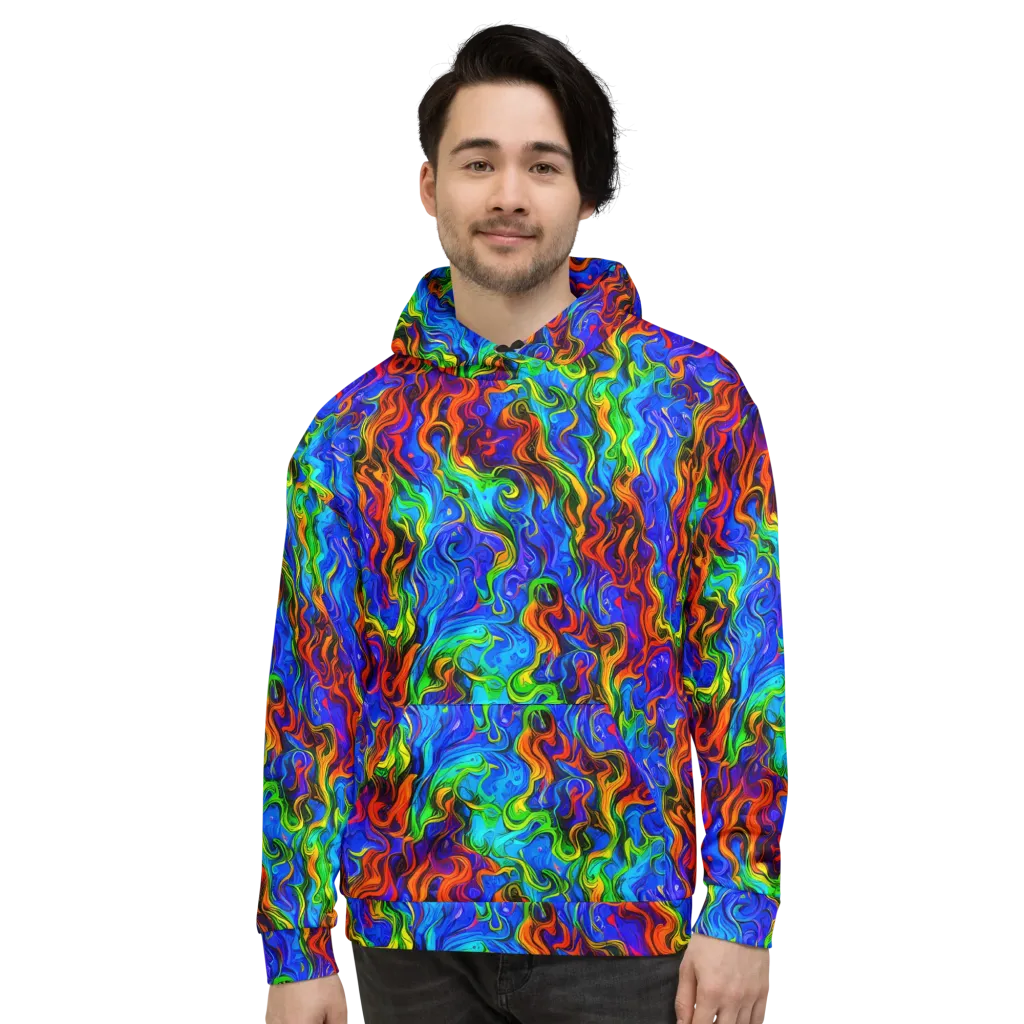 The Color Riot on Hoodie — Front