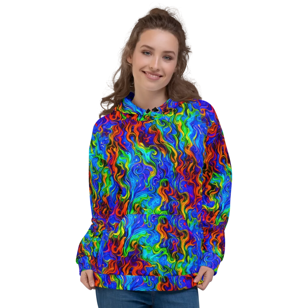 The Color Riot on Hoodie — Front
