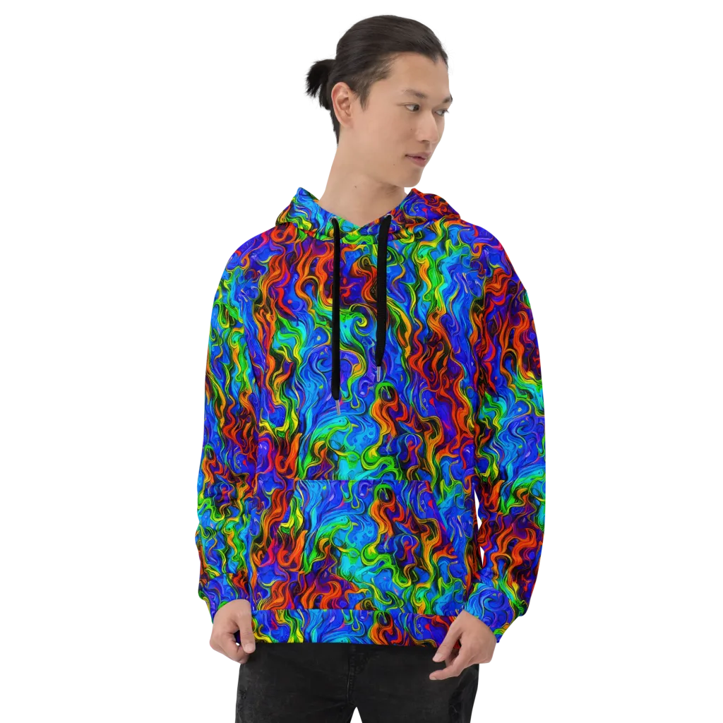 The Color Riot on Hoodie — Front