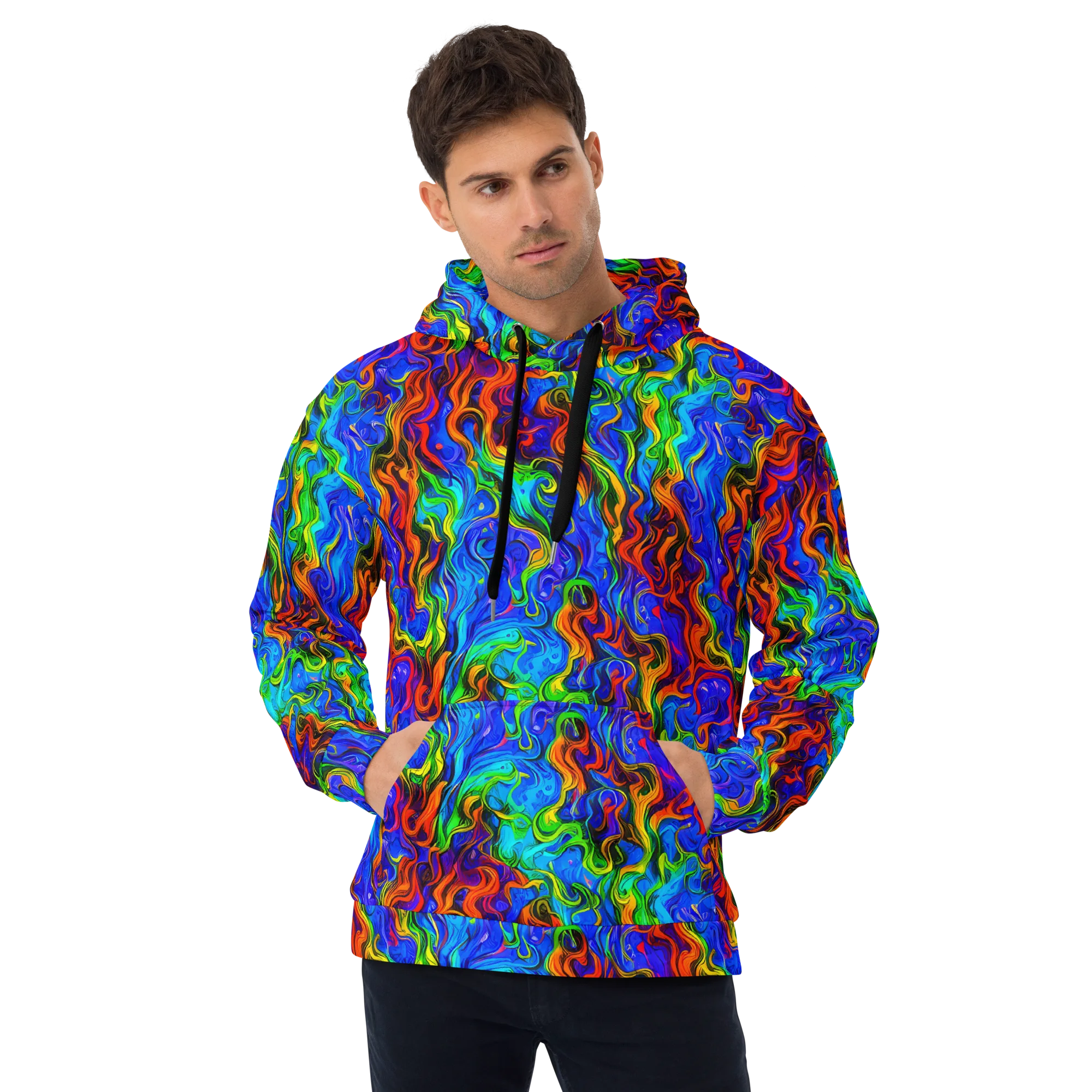 The Color Riot on Hoodie — Front