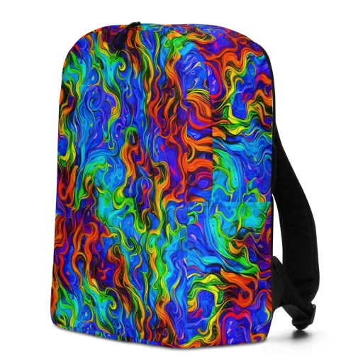 The Color Riot on a Minimalist Backpack
