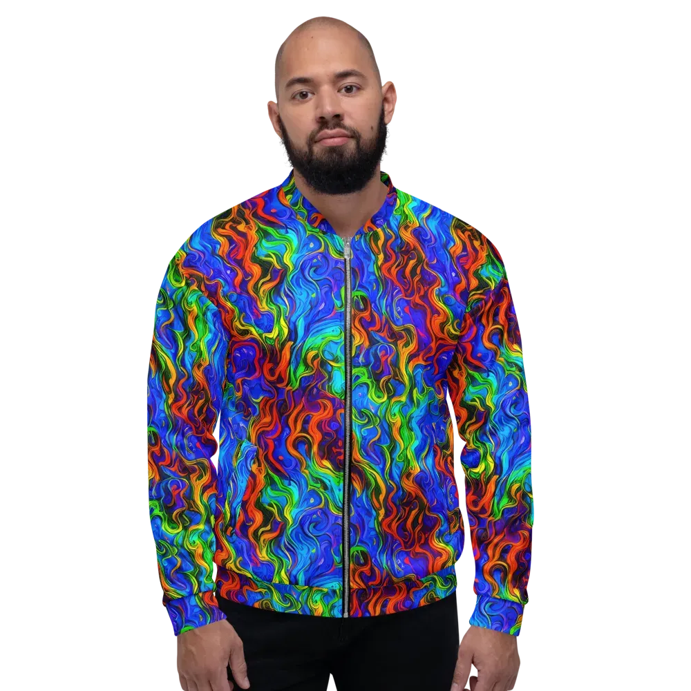 The Color Riot on Bomber Jacket — Front