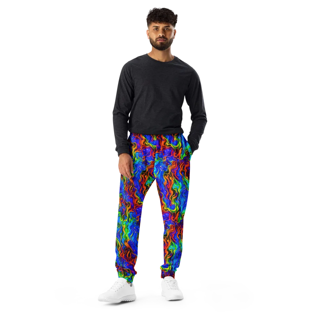 The Color Riot on Men's Joggers — Front