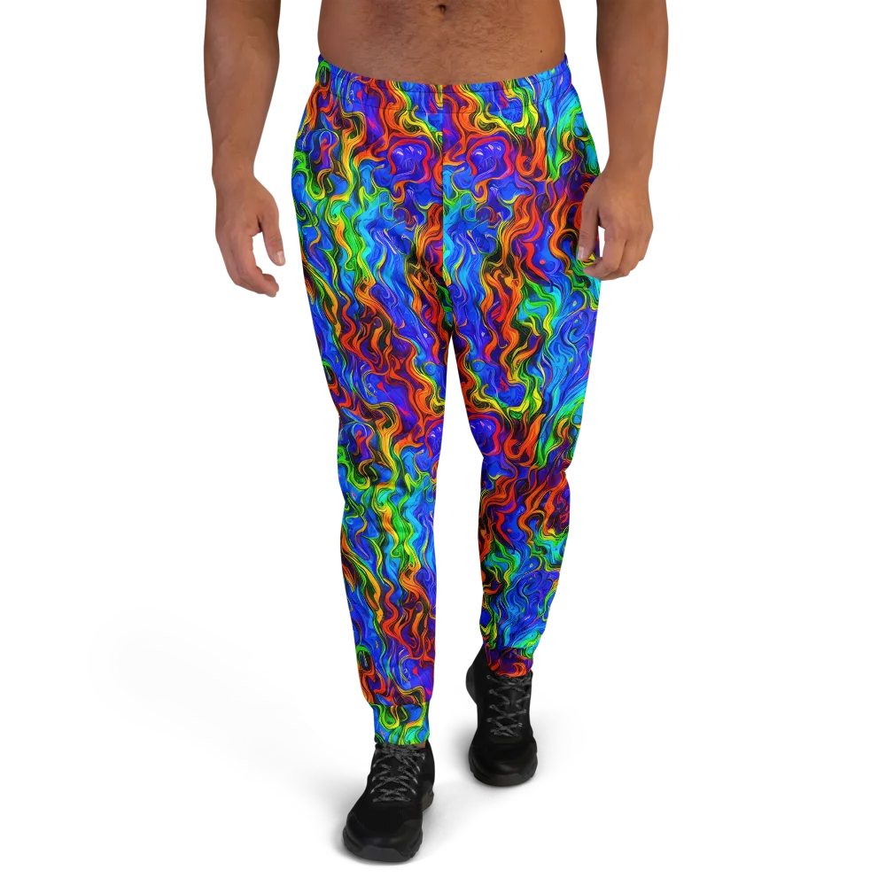 The Color Riot on Men's Joggers — Front