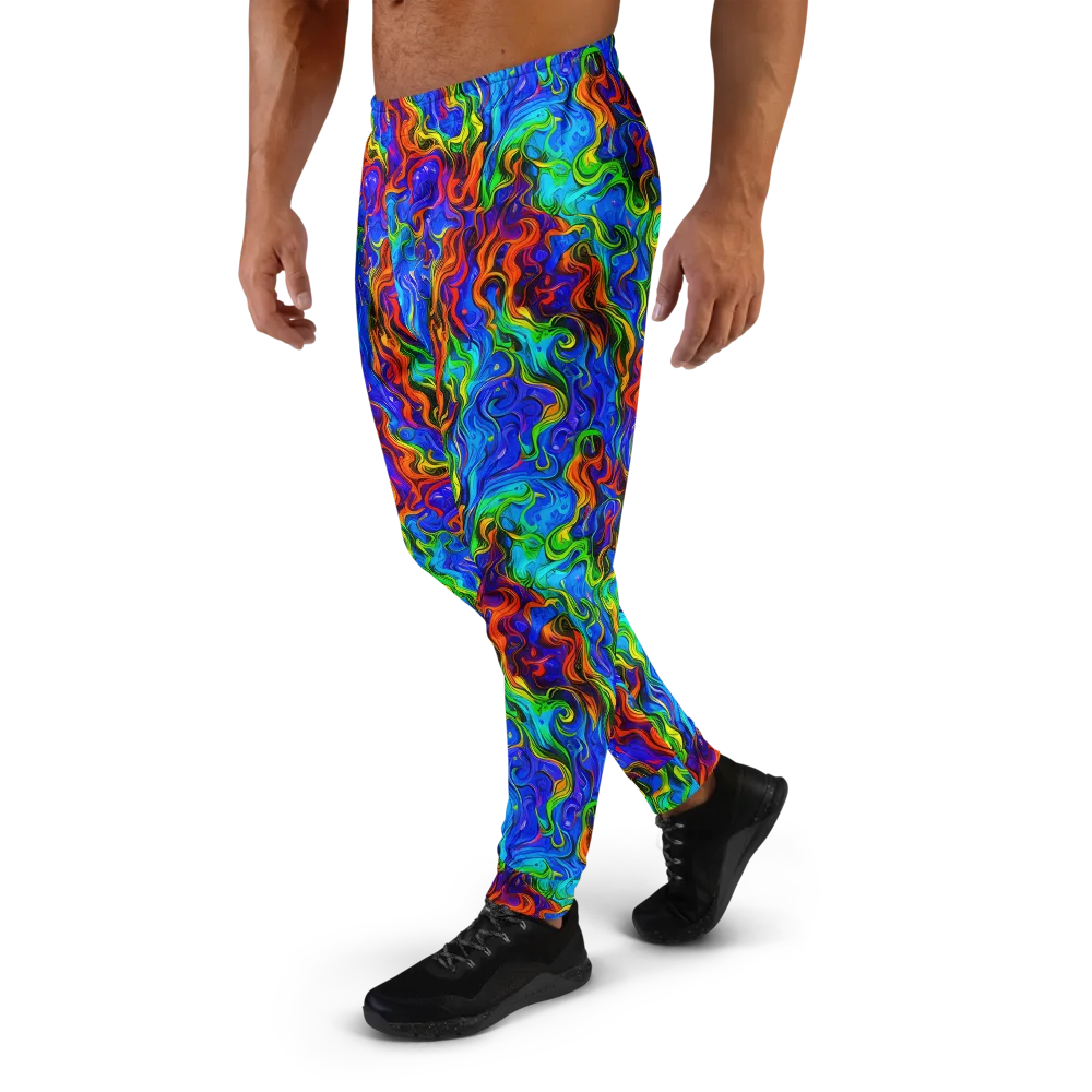 The Color Riot on Men's Joggers — Left