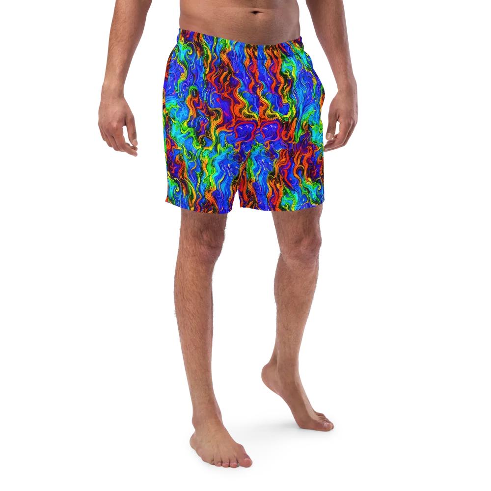 The Color Riot on Swim Trunks — Front