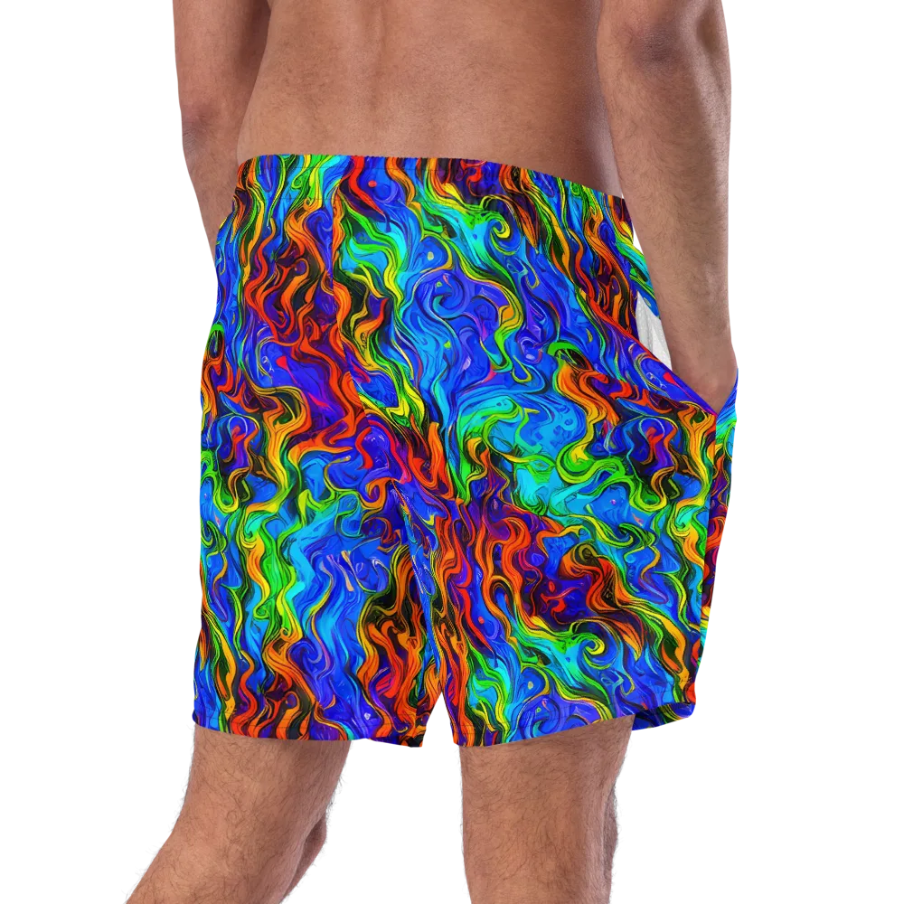 The Color Riot on Swim Trunks — Right Back