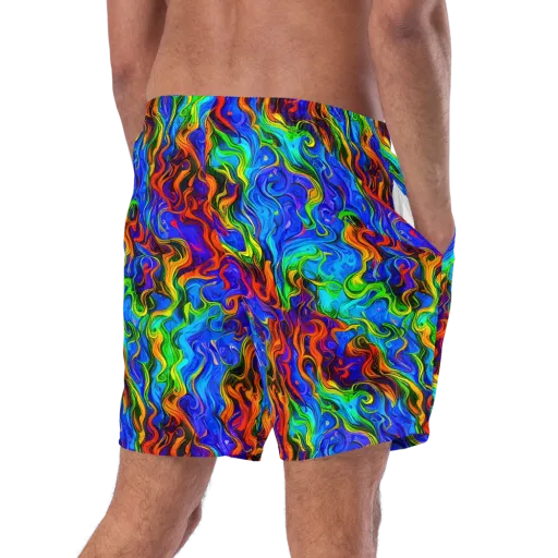 The Color Riot on a Swim Trunks