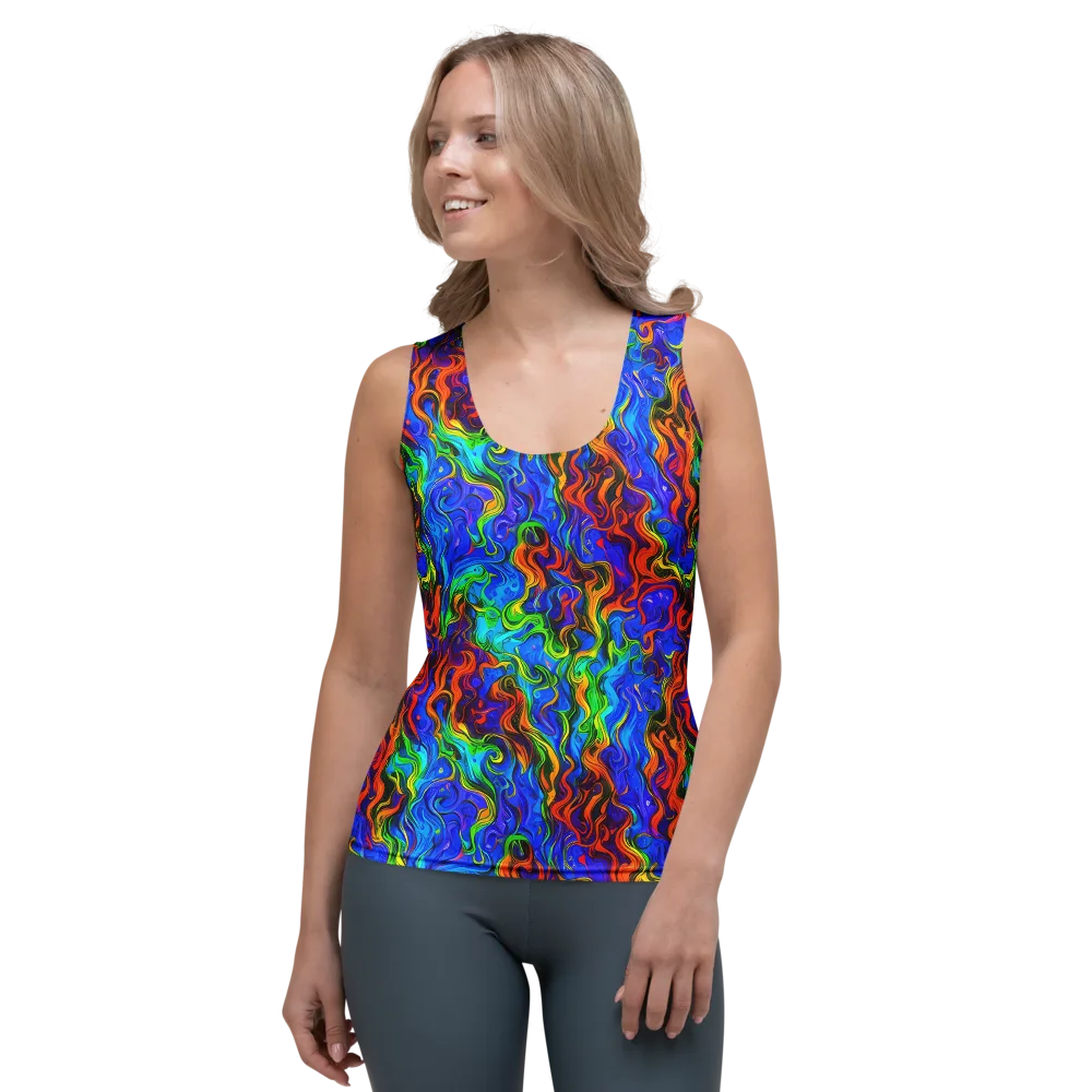 The Color Riot on Women's Tank Top — Front
