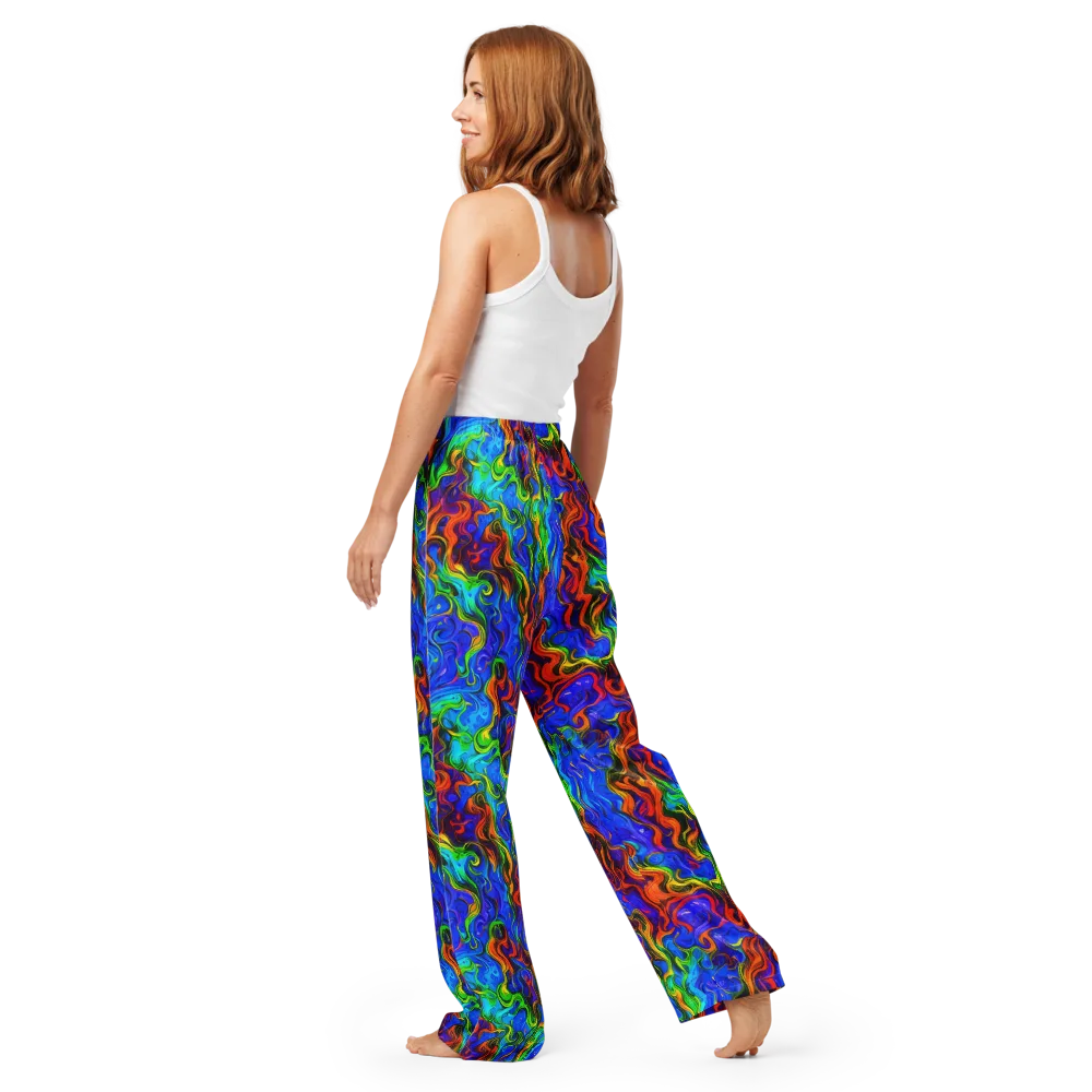 The Color Riot on Women's Pajama Pants — Back