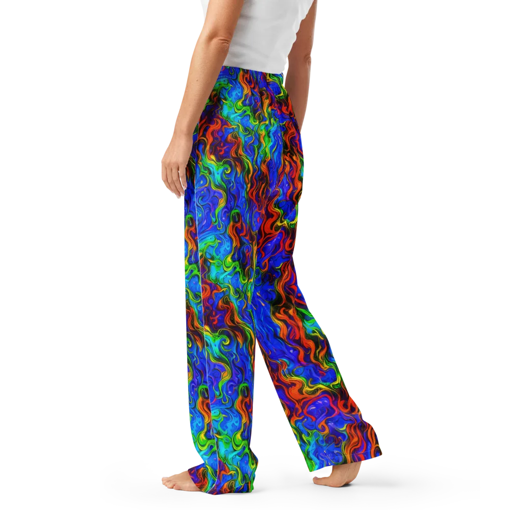 The Color Riot on Women's Pajama Pants — Left