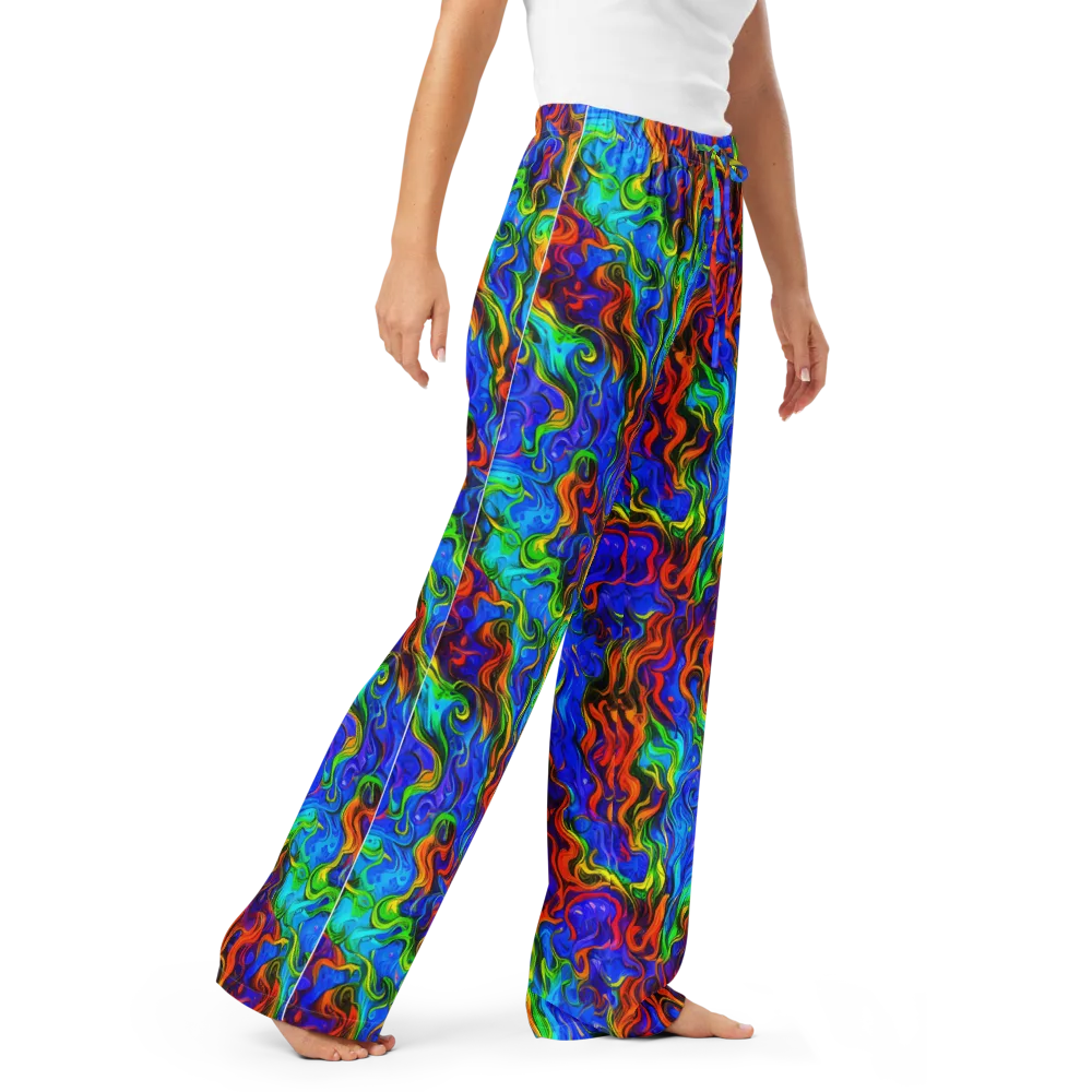The Color Riot on Women's Pajama Pants — Right Front