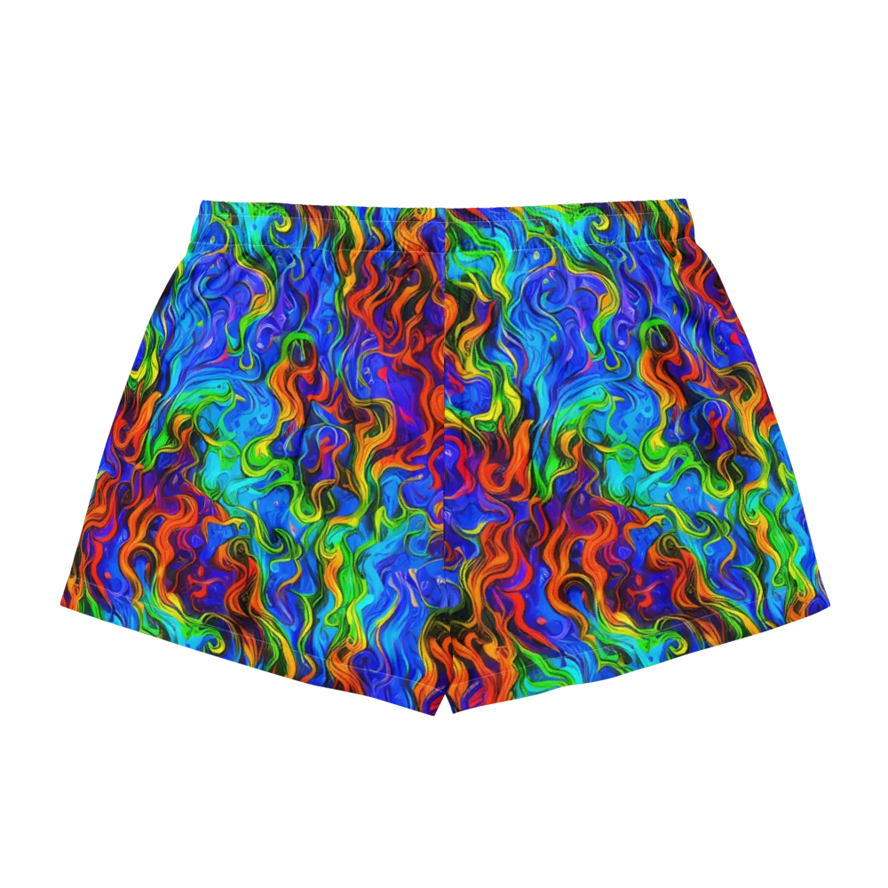 The Color Riot on Women's Pajama Shorts — Back