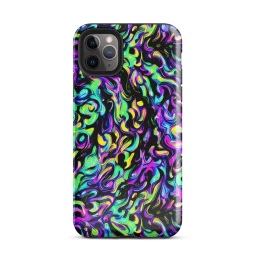 Cyber Swirl on a Tough Case for iPhone®