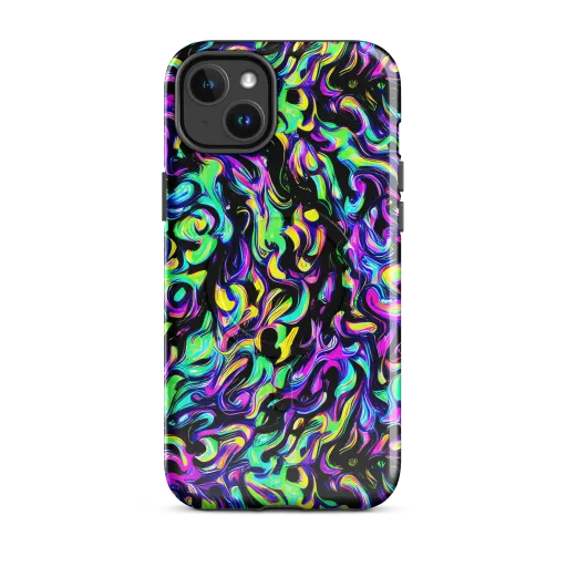 Cyber Swirl on a MagSafe Tough Case for iPhone®