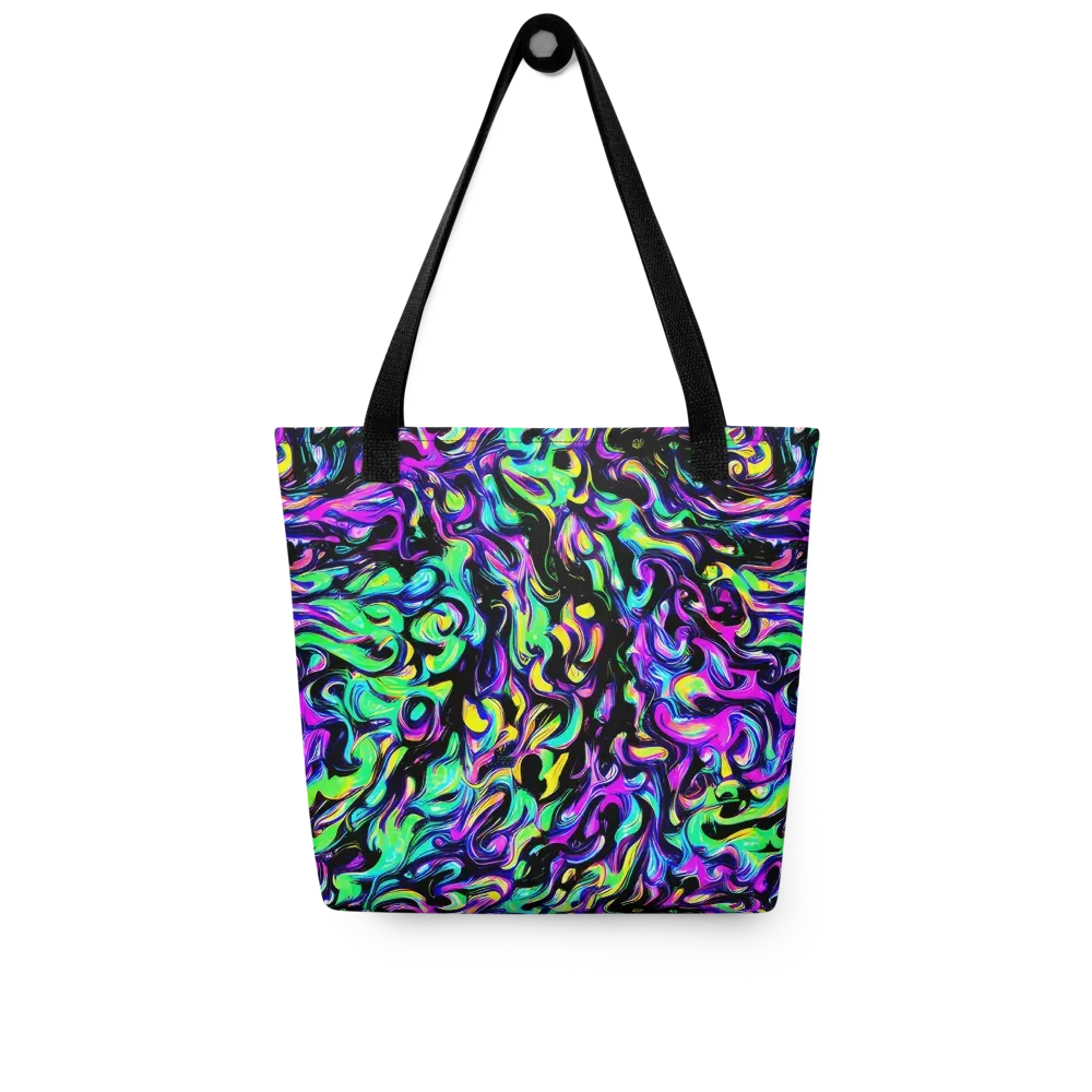 Cyber Swirl on Tote Bag — Front