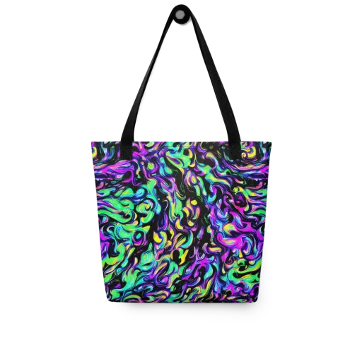 Cyber Swirl on a Tote Bag