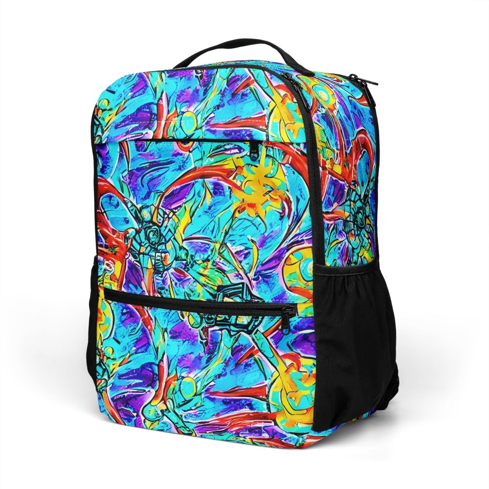 Solar Noise on Utility Backpack — Left Front