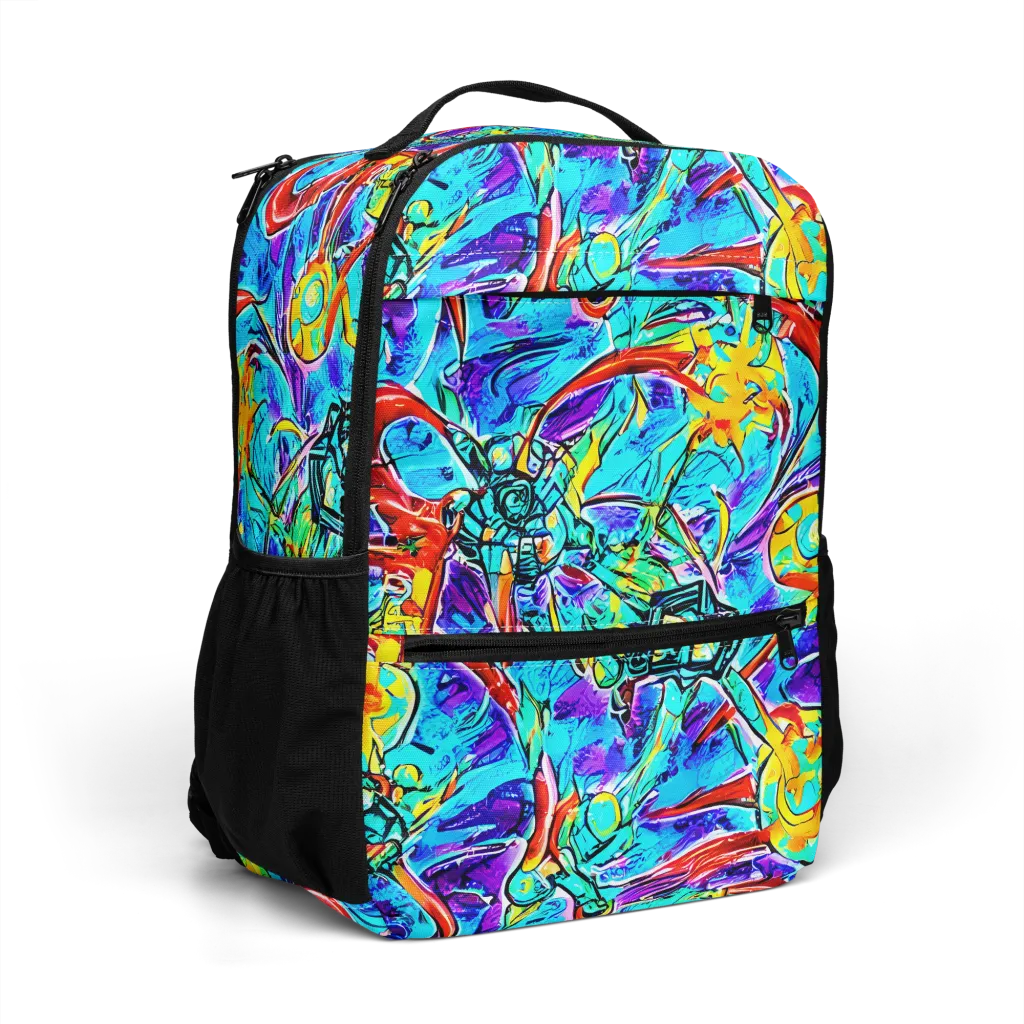 Solar Noise on Utility Backpack — Right Front